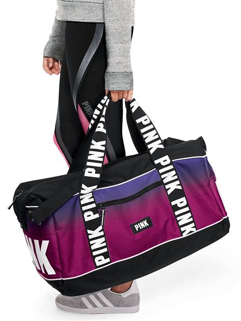 NEW Victorias Secret Bag Off White Canvas OS Boutique 26 78 Size OS Victoria's Secret sweetestmim. . Victoria secret gym bag